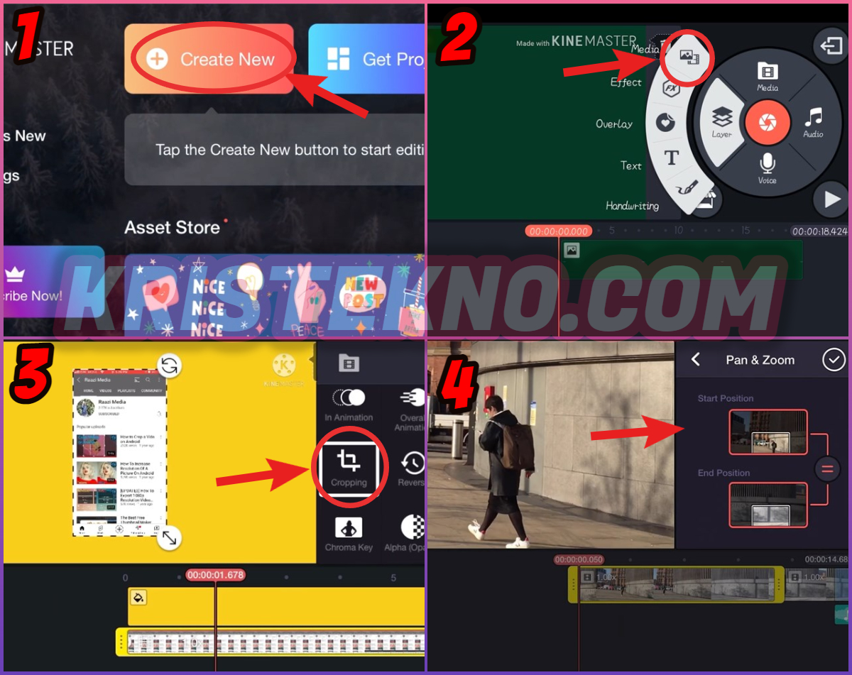 cara memotong video di kinemaster
